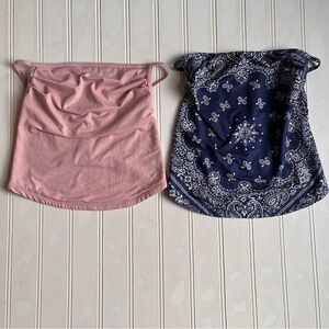 Free Country Women's Protective Face Mask Gaiter w/ Filter Pocket - 2PC Set